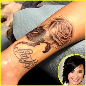 Demi Lovato Flaunts New Rose Tattoo - See the Pic Here!
