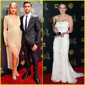 Veronica Dunne & Max Ehrich Couple Up for Daytime Emmys 2015, Hunter King Wins Again!