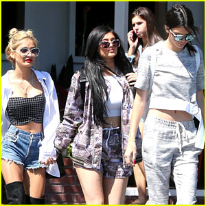 Kylie Jenner & Pia Mia Hold Hands While Shopping with Kendall