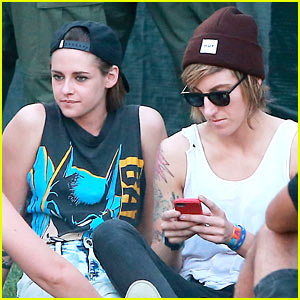 Kristen Stewart Enjoys Coachella's Final Day with Alicia Cargile