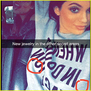Kylie Jenner Shares Nipple Piercing News on Snapchat