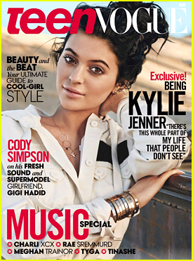 Kylie Jenner Talks Instagram & Her Sisters For Teen Vogue's May 2015 Issue
