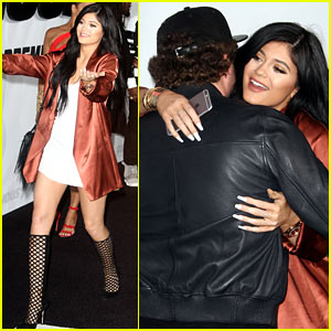 Kylie Jenner Attends 'Furious 7' Premiere to Support Tyga!