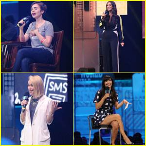 Lily Collins & Becca Tobin Inspire Thousands at We Day Seattle 2015!