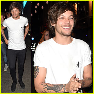 Louis Tomlinson Is All Smiles for His Night Out!