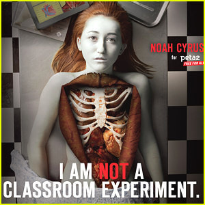 Noah Cyrus Shows Off Insides For Peta2 Ad Before Changing Hair Color