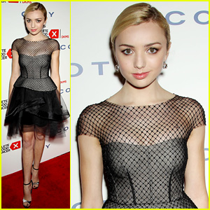 Peyton List Goes Sheer for Delete Blood Cancer Gala 2015