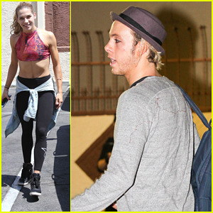 Riker Lynch Meets Up With Team Trouble After 'DWTS' Disney Night