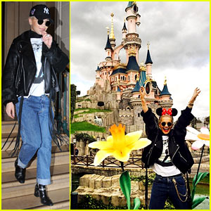 Rita Ora Takes a Trip to Disneyland Paris