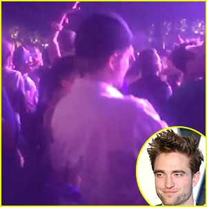 Robert Pattinson Dances During Drake's Set at Coachella (Video)