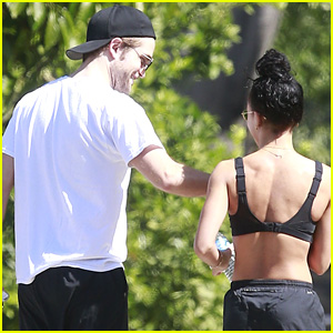 Robert Pattinson Gets His Fitness on With Fiance FKA twigs