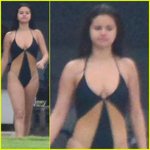 Selena Gomez Wears Cute One Piece In Mexico - See The Pics!
