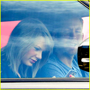 Taylor Swift Shares Cute Moment in Car with Calvin Harris!