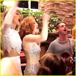 Taylor Swift Surprises BFF Abigail with Dashboard Confessional Performance!