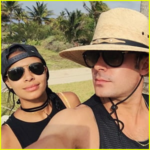 Zac Efron Soaks Up Some Sun in Mexico With Girlfriend Sami Miro