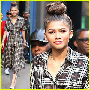 Zendaya Gives Hugs To Fans After Promoting Radio Disney Music Awards In New York City