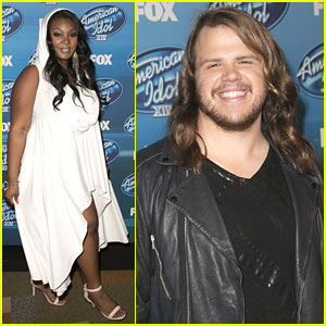 Candice Glover & Caleb Johnson Hit Up 'American Idol' Finale Party