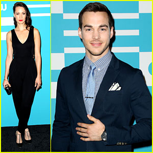 Chris Wood & 'Containment' Cast Hit Up CW Upfronts In New York City