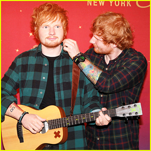 Ed Sheeran Meets Ed Sheeran - See His Wax Figure Reveal at Madame Tussaud's!