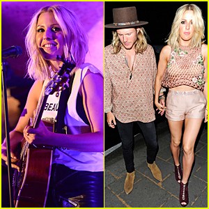 Ellie Goulding Gets Support From Dougie Poynter at Annabel's Gig