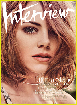 Emma Stone Opens Up About Ex-Boyfriend Andrew Garfield for 'Interview' Mag