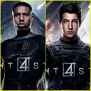 Michael B. Jordan & Miles Teller Get Into Character for 'Fantastic Four' Posters!