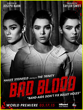Hailee Steinfeld Has Us Seeing Triple in Taylor Swift's 'Bad Blood' Poster