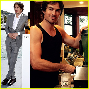 Ian Somerhalder Suits Up for Solo Cannes Appearance