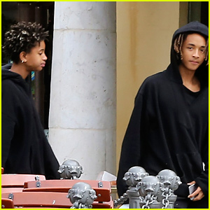 Jaden Smith Grabs Lunch with Sister Willow