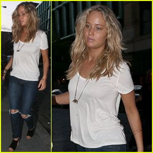 Jennifer Lawrence Spends Time in New York City Ahead of Met Gala 2015