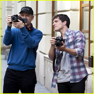 Josh Hutcherson Visits Budapest With Ron Howard For Canon's Imagination Project