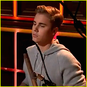 Justin Bieber Shows Off Drum Skills on 'Late Late Show with James Corden' - Watch Now!