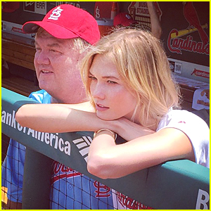 Karlie Kloss Hits Cardinals Game on Memorial Day
