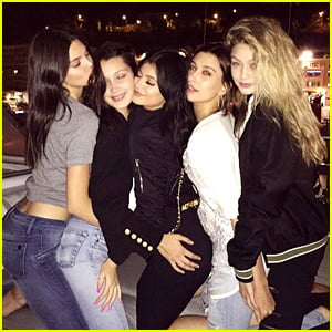 Kendall & Kylie Jenner Party on a Yacht with Gigi Hadid!