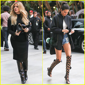 Kendall Jenner Heads to the Clippers Game With Khloe Kardashian