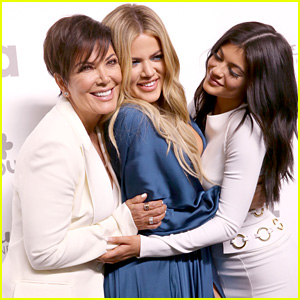 Kylie Jenner Attends NBC Upfront With Mom Kris & Sister Khloe Kardashian
