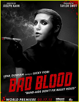 Lena Dunham Is Lucky Fiori for Taylor Swift's 'Bad Blood' Video!