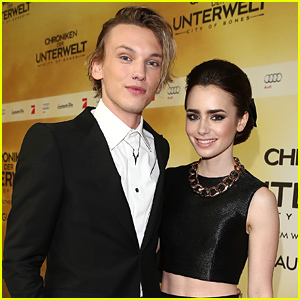 Lily Collins & Jamie Campbell Bower Kiss in New Photos!
