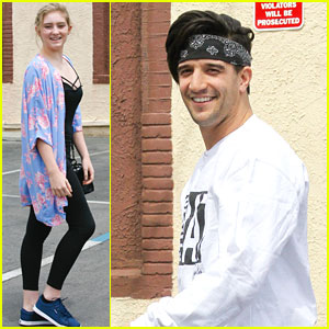 Willow Shields & Mark Ballas Meet Back Up At Studio For the DWTS Finals