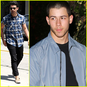 Nick Jonas Dines Out At Chateau Marmont Ahead of iHeartRadio Summer Pool Party