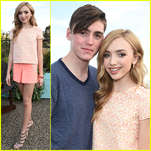 Peyton List Brings Brother Spencer To Yam Celebration
