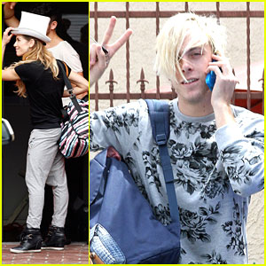Allison Holker Wears White Top Hat To DWTS With Riker Lynch