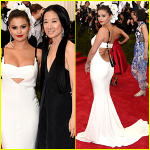 Selena Gomez Shows Off Her Amazing Dress at Met Gala 2015