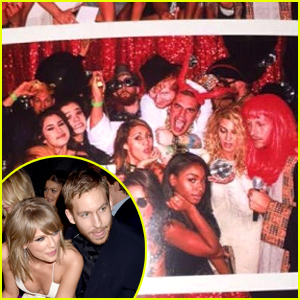 Taylor Swift & Calvin Harris Share Possible Kiss at Her Billboard Music Awards After Party!