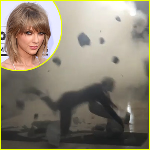 Taylor Swift Takes a Hard Fall in This 'Bad Blood' Stunt Fail (Video)