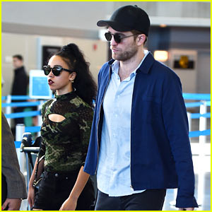 Robert Pattinson Lands in New York with FKA twigs!