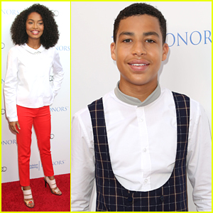 'black-ish's Yara Shahidi & Marcus Scribner Step Out For Television Academy Honors 2015