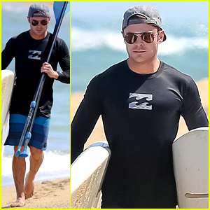 Zac Efron Is Wetsuit Ready for His Hawaii Beach Day