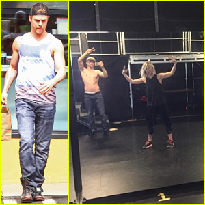 Derek Hough Preps for 'Move On Live Tour' With Sister Julianne