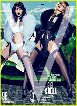 Gigi & Bella Hadid Are Double Trouble for 'V'